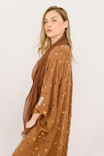 Load image into Gallery viewer, Bronze washed silk abaya
