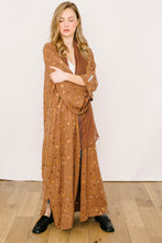 Load image into Gallery viewer, Bronze washed silk abaya
